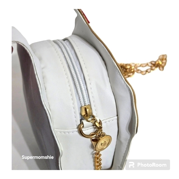 Cup Cake Faux Leather Crossbody Bag - Picture 6 of 8